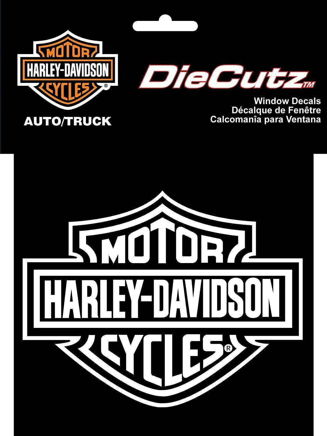 Chroma Graphics 3614 Decal - Licensed Harley-Davidson® Emblem in White ...