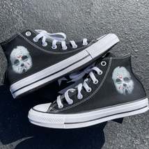 Friday the 13th Jason Custom High Top Converse - Men&#39;s And Women&#39;s Shoes - $179.00