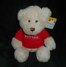 12 "new label gund feel better t-shirt teddy bear 319713 animal - $16.70