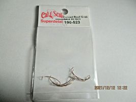 Cal Scale # 190-523 Curved Roof Grabs GP & SD (8 Pieces) HO Scale image 3