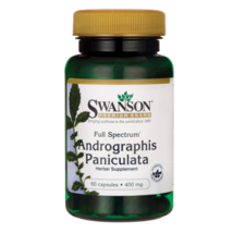 Swanson Full Spectrum Andrographis Paniculata 400 mg 60 Capsules - $28.68