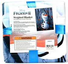 Franco Manufacturing Co Disney Frozen II Olaf 36" X 48" 4.5 Lbs Weighted Blanket image 2
