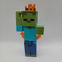 Minecraft 5&quot; Zombies In Flames Survival Mode Action Figure - $22.12