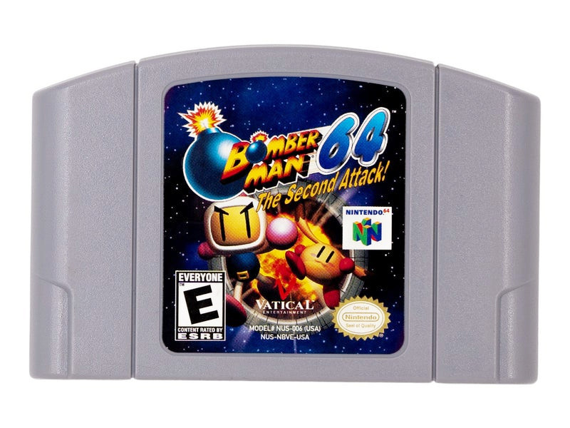 Bomberman 64 The Second Attack Game Cartridge For Nintendo 64 N64 USA Version