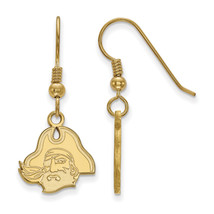 SS w/GP East Carolina University Small Pirate Head Dangle Earrings - $75.00