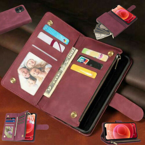 For iPhone 14 Pro Max 14Pro 14+/XR 6s 7 8Plus wallet Leather Flip back case