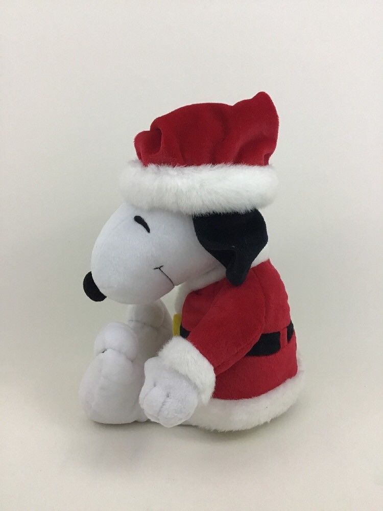 snoopy santa plush