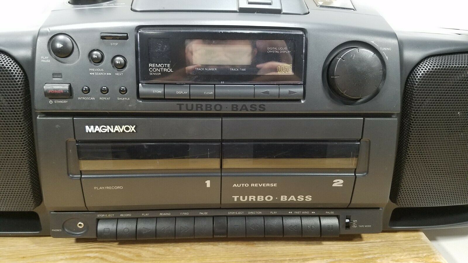 Magnavox AZ 8400 Radio Cassette Recorder CD Player Boombox Good Clean