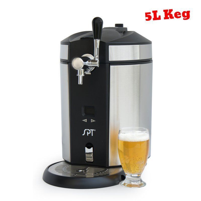 Mini Kegerator Kit Beer Dispenser Faucet Drip Tray Table Top Keg Drink