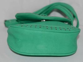 Non Branded Womens Parakeet Green Saddle Bag Purse With Shoulder Strap image 5