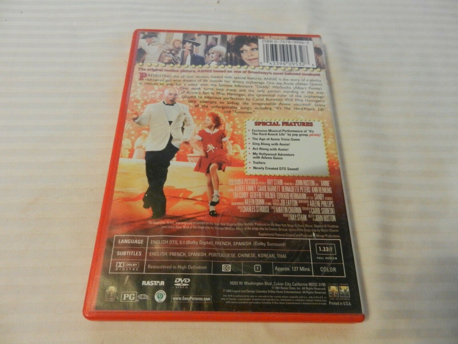 Annie (DVD, 2004, Special Anniversary Edition) - DVD, HD DVD & Blu-ray