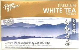 Prince of Peace Premium White Tea 6.35 Oz/180g - 100 Tea Bags - $10.88