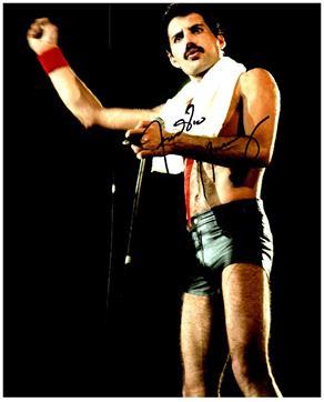 FREDDIE MERCURY Authentic Original SIGNED AUTOGRAPHED 8X10 PHOTO w/COA ...