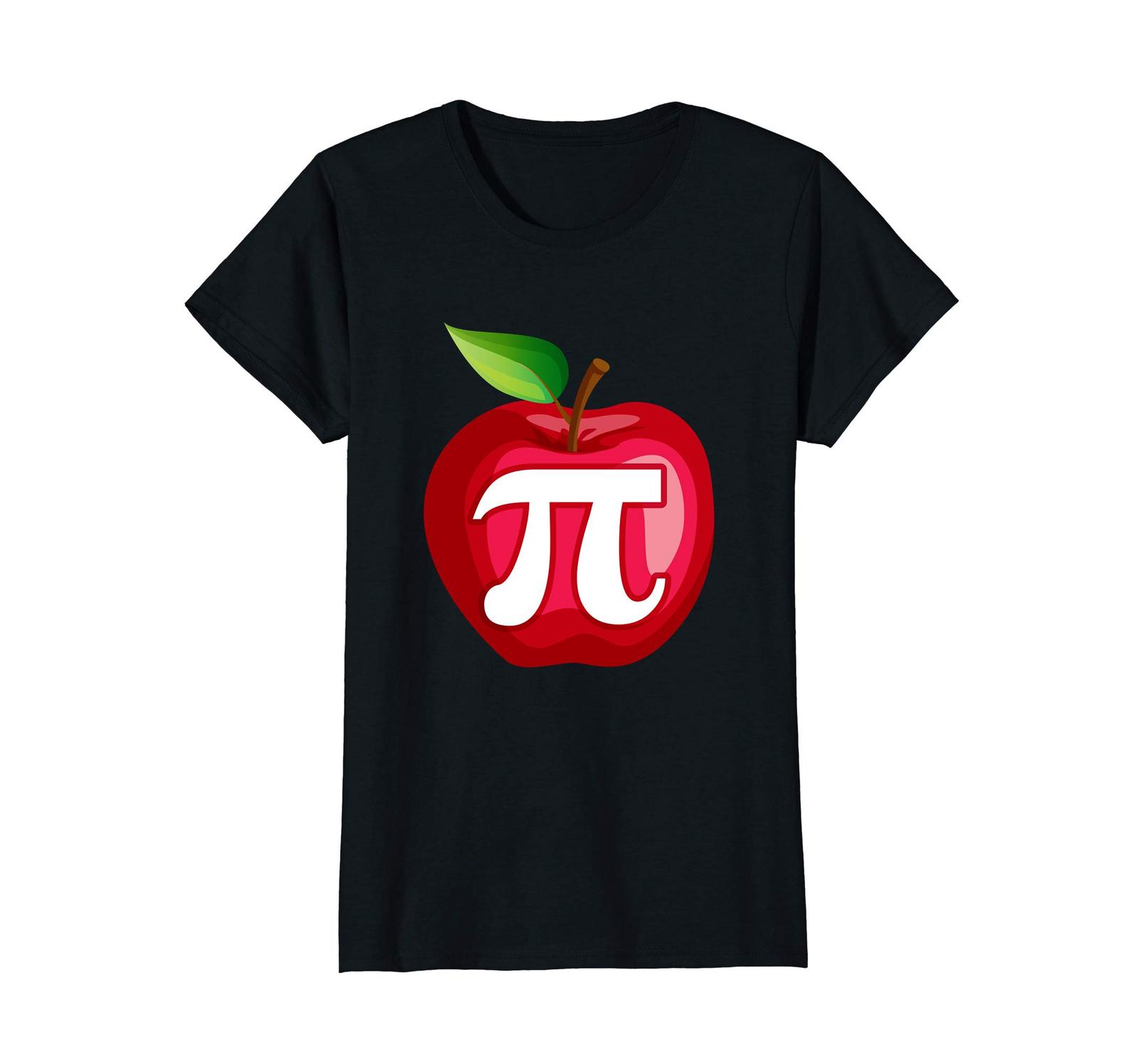 New Style - Apple Pi Funny Pi Day Math Geek Nerd T-Shirt Wowen - Tops