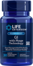 3 PACK Life Extension Florassist GI with Phage Technology probiotic stomach image 1