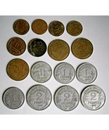 France (16) 20th Century Coins dated from 1942 to 1969 - $9.00