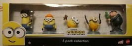 NEW MATTEL 5 PACK COLLECTION MINIONS THE RISE OF GRU FIGURINES - $19.88