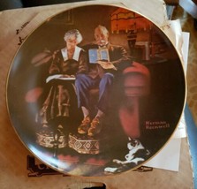 Norman Rockwell Limited Edition Plate &quot;Light Campaign&quot; Series &quot;Evening E... - $24.74