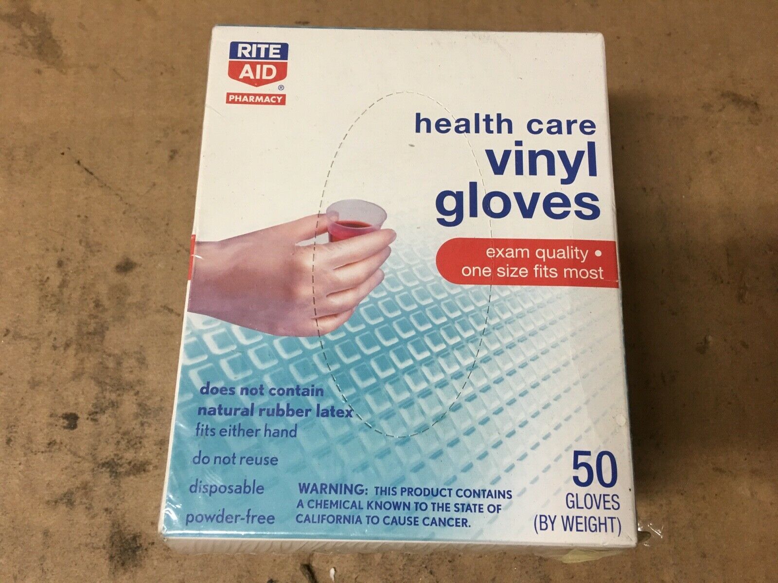 Rite Aid Gloves, Vinyl Medical, One Size Fits Most, Gloves