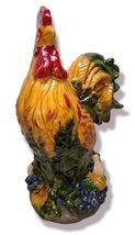 Large Ceramic Rooster Chicken with Fruit Kitchen Decoration - 19" Tall image 3