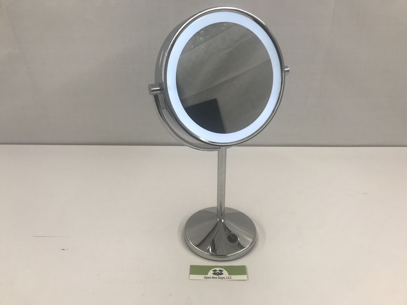 Conair Reflection 1X/10X LED Polished Chrome Makeup Mirror 15.25"H x 7.