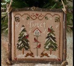 Cardinal Winter Ornament 2011 Series #1 pattern Little House Needleworks - $5.40