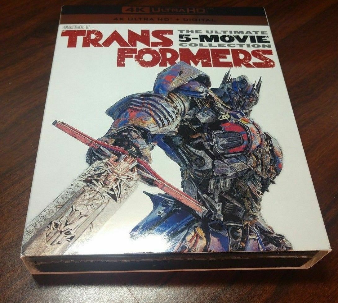 Transformers The Ultimate 5 Movie Collection (4K NO DIGITAL) Free SHIPPING DVDs & Bluray Discs