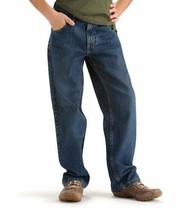 NWT Lee Big Boys' Loose Straight Leg Jeans,Dark Handsand,12 Regular - $9.36