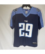 Reebok Youth Large Tennessee Titans Chris Brown #29 Blue Football Jersey... - $23.33