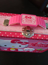 1976  Hello Kitty by Sanrio USA Tin Lunch Box  Tin Box Co. Dongguan,China image 2