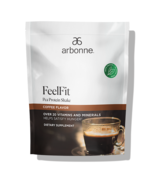 ARBONNE FEELFIT PROTEIN SHAKE COffee FLAVOR 30 SERVINGS SKU 2967 - $54.99
