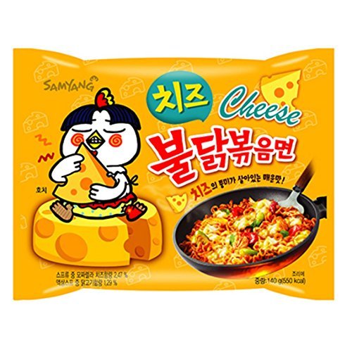 Samyang Ramen Korean Noodles Hot / Mild / Stir Fries / Soups (Buldak Cheese, .10