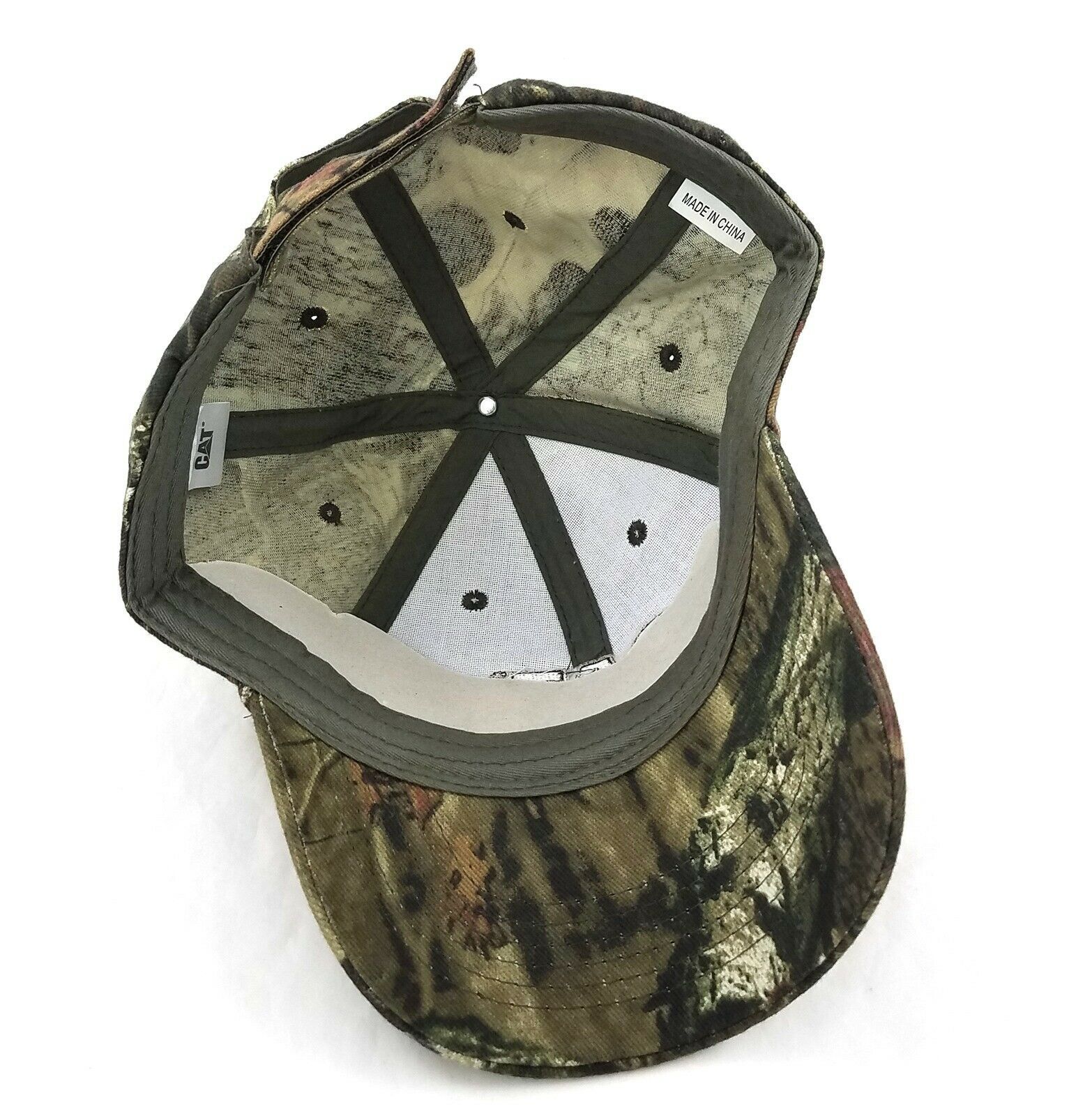 CAT Caterpillar Camo Embroidered Logo Baseball Cap Trucker Hat ...