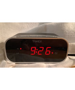 Timex LED Display Alarm Clock T121 Red, Black Digital Alarm with Battery Backup - $14.01