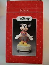 Disney Schmid Mickey Mouse Music Box Everything is Beautiful NIB - $28.04