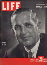 ORIGINAL Vintage April 4 1949 Life Magazine Paul Hoffman ECA