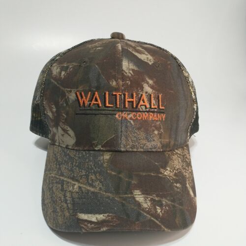 Walthall Oil Company Camo Hunting Fishing Work Hat - Men's Accessories