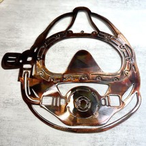 Metal Wall Art Dive Helmet Copper Bronzed Plated 18 1/2" tall x 18" wide - $39.88