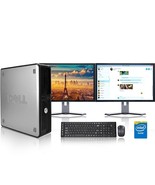 Dell Computer 3.0 GHz PC 2GB RAM 160 GB HDD Windows 10 Dual 19&quot; LCD - $249.21