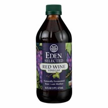 Eden Foods Raw Unfiltered Red Wine Vinegar - Case Of 12 - 16 Fl Oz - $64.96