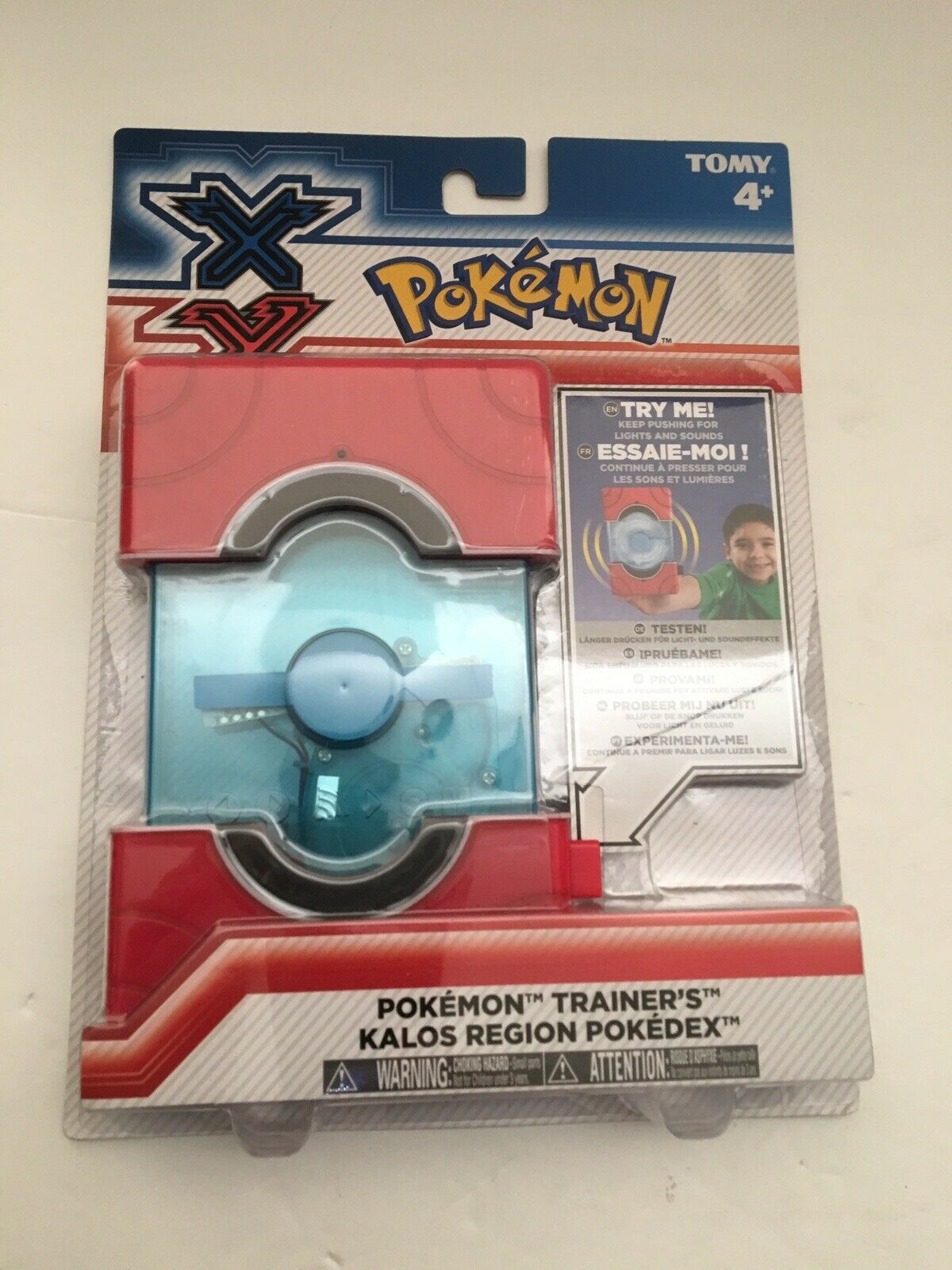 Pokemon XY Trainers Kalos Region Pokedex New sealed Kids TOMY 4+ Lights ...