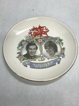 Vintage commemorative plate Charles Dianna marriage Merclan China july 1... - $34.64