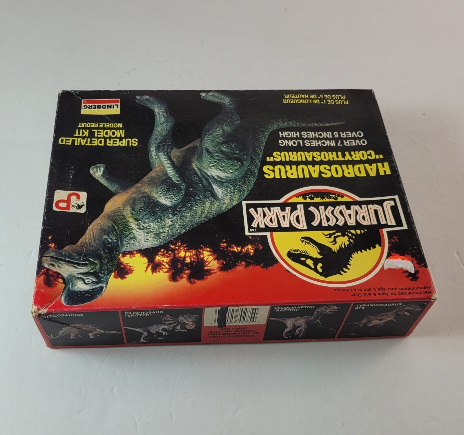 LINDBERG Jurassic Park HADROSAURUS Corythosaurus Model Kit #70275 ...