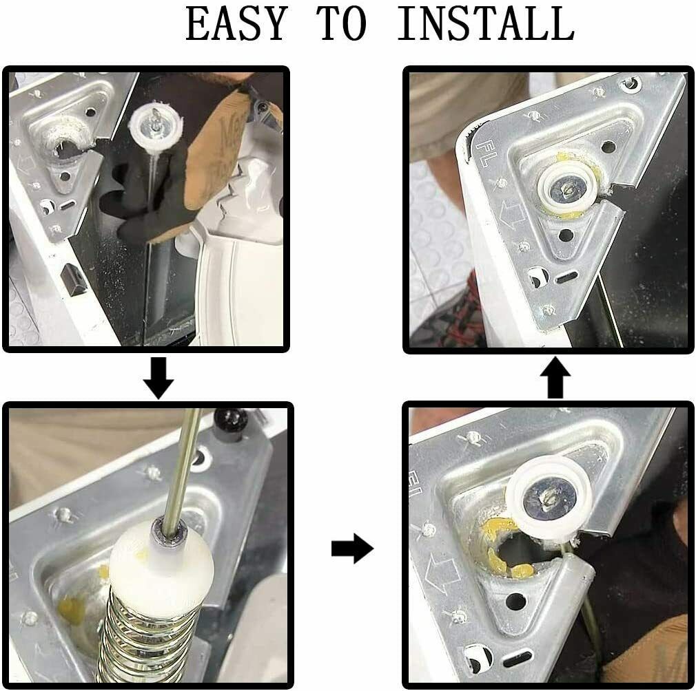 4 Washer Suspension Support Rod For Samsung WA422PRHDWR/AA WA400PJHDWR