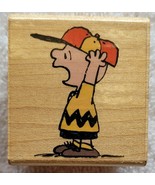 Rubber Stampede Peanuts Charlie Brown &quot;Oh No!&quot; Baseball Rubber Stamp A40... - $14.95