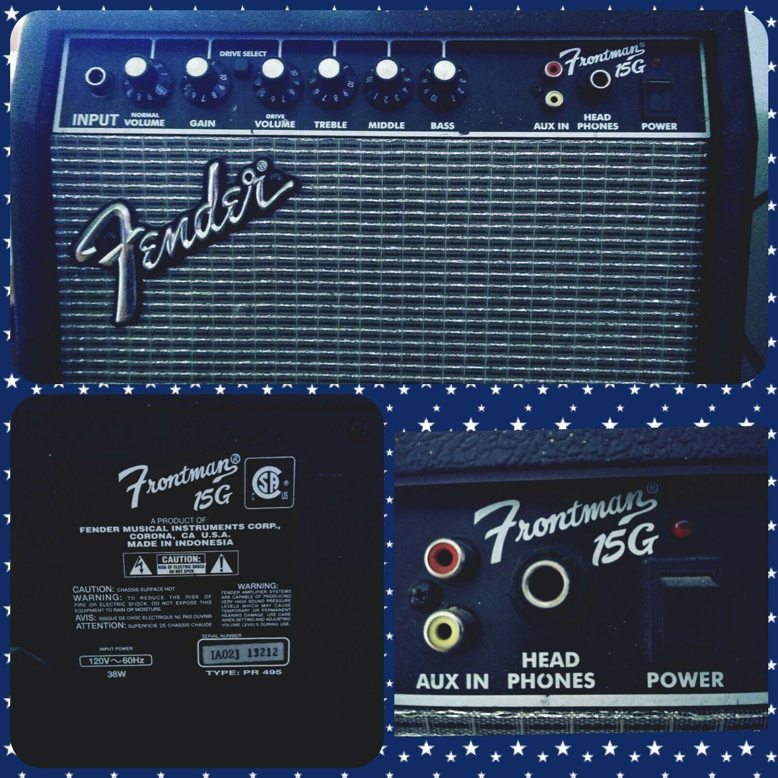 Fender frontman 15g схема