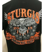 Sturgis 2013 73rd Motorcycle Rally Mens L T-Shirt Black Hills Motor Classic - $26.95