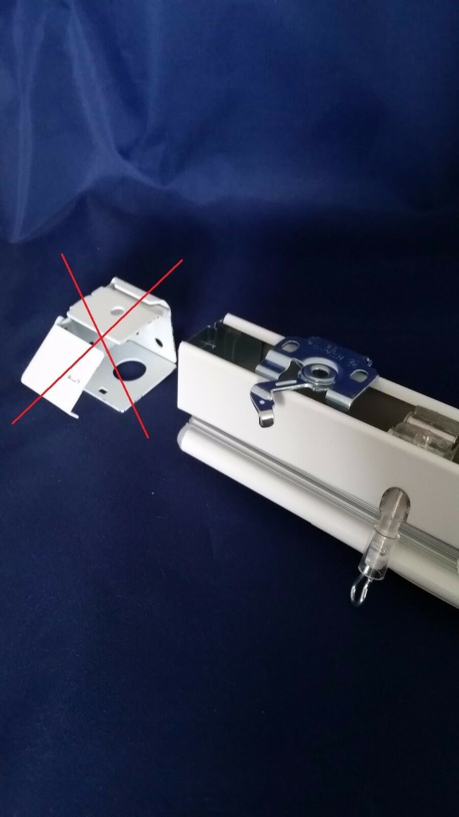 Hidden Metal Mini Blind Brackets Lever Style 2Pack Blinds & Shades