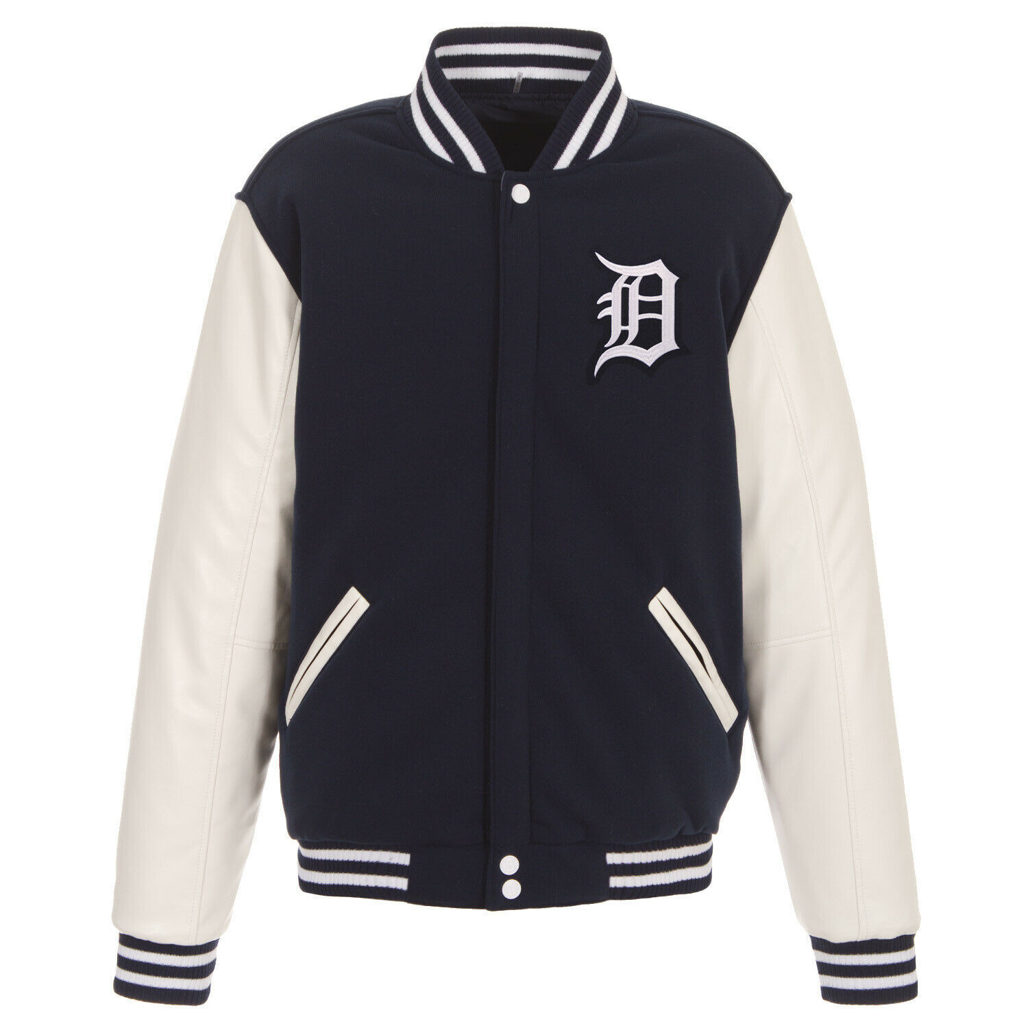 Detroit Tigers Starter Cooperstown The Body Check Half Zip Hooded