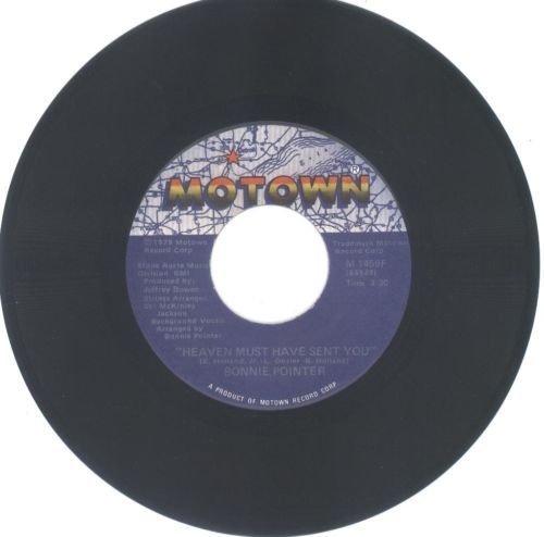 BONNIE POINTER 45 rpm Heaven Must Have Sent You (Motown 1459) - Vinyl ...